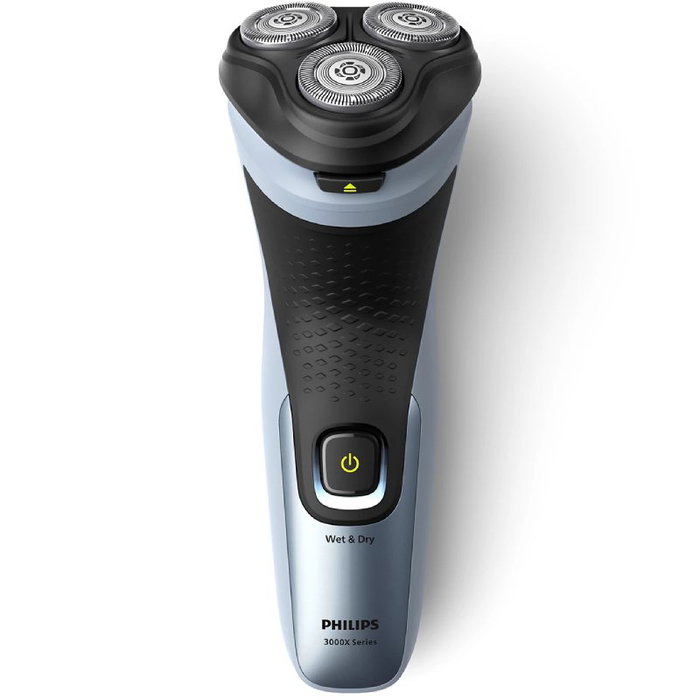 Philips Shaver Series 3000X X3063 Azul Celestial, Afeitadora Eléctrica Wet&Dry con 2 Accesorios